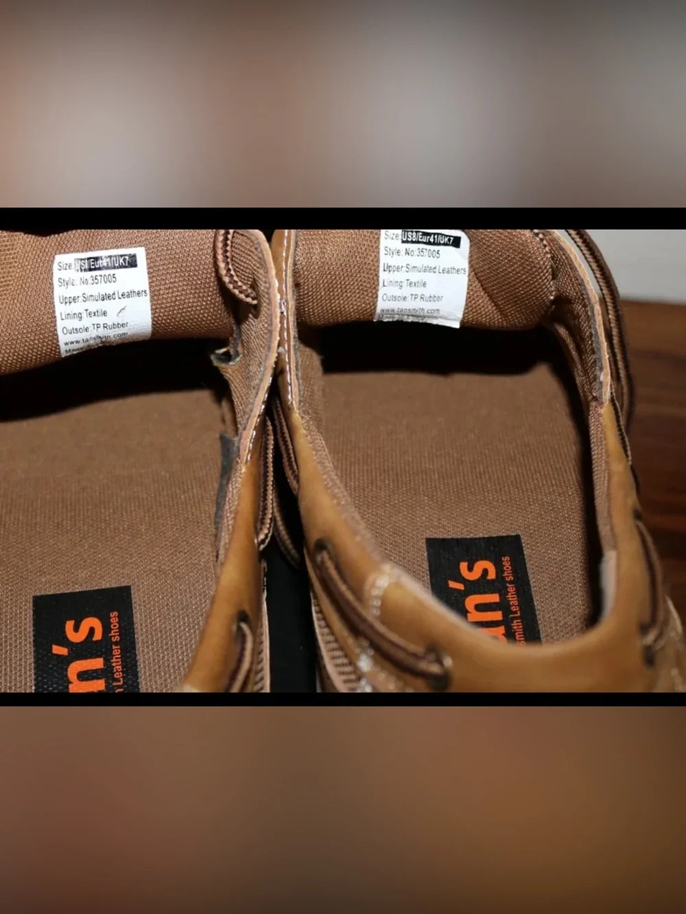 Men's Tan's by Tansmith Boat Deck Casual Shoes with Original Box - Size 8M